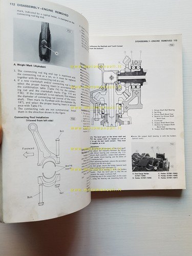 Kawasaki KZ 1300 A1 1979 manuale officina riparazione originale inglese