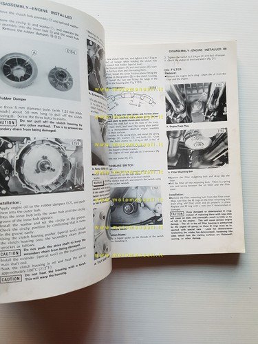 Kawasaki KZ 1300 A1 1979 manuale officina riparazione originale inglese