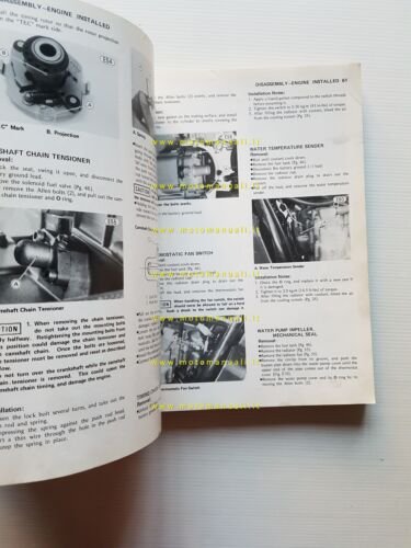 Kawasaki KZ 1300 A1 1979 manuale officina riparazione originale inglese