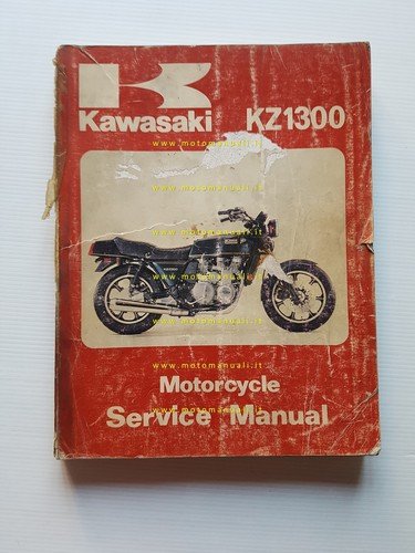 Kawasaki KZ 1300 A1 1979 manuale officina riparazione originale inglese