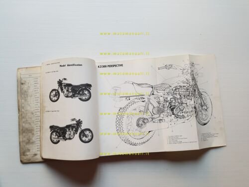Kawasaki KZ 1300 A1 1979 manuale officina riparazione originale inglese