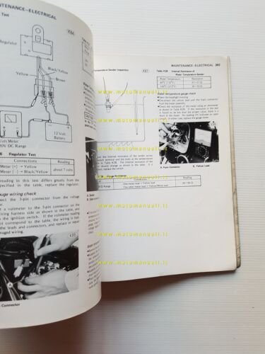 Kawasaki KZ 1300 A1 1979 manuale officina riparazione originale inglese