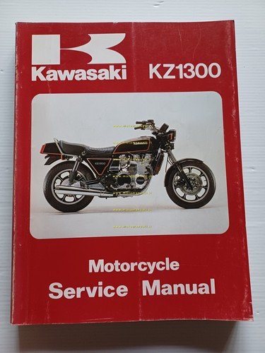 Kawasaki KZ 1300 A1-A2-A3-A4-B2 1979-82 manuale officina originale inglese