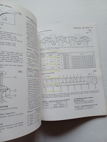 Kawasaki KZ 1300 A1-A2-A3-A4-B2 1979-82 manuale officina originale inglese