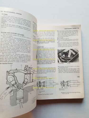 Kawasaki KZ 1300 A1-A6 1979-83 manuale officina riparazione originale inglese