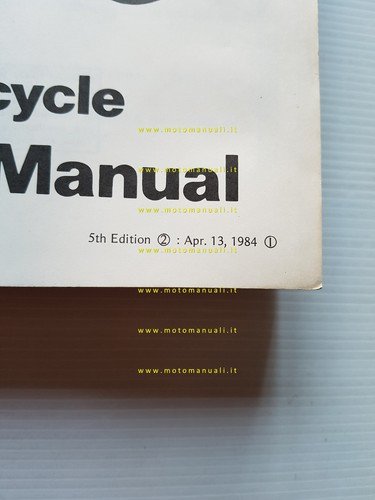 Kawasaki KZ 1300 A1-A6 1979-83 manuale officina riparazione originale inglese