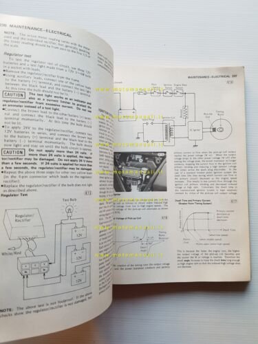 Kawasaki KZ 1300 A1-A6 1979-83 manuale officina riparazione originale inglese