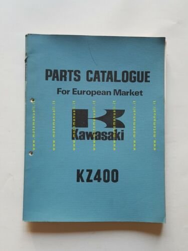 Kawasaki KZ 400 1974 catalogo ricambi originale moto Spare Parts …