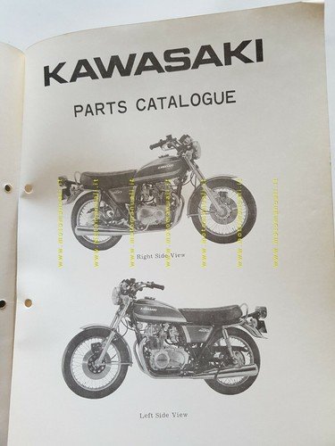 Kawasaki KZ 400 1974 catalogo ricambi originale moto Spare Parts …