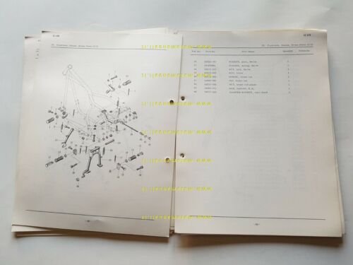 Kawasaki KZ 400 1974 catalogo ricambi originale moto Spare Parts …