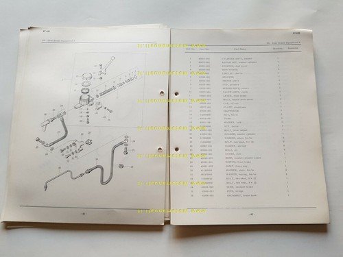 Kawasaki KZ 400 1974 catalogo ricambi originale moto Spare Parts …