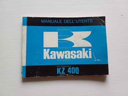 KAWASAKI KZ 400 1975 manuale uso manutenzione libretto ITALIANO originale