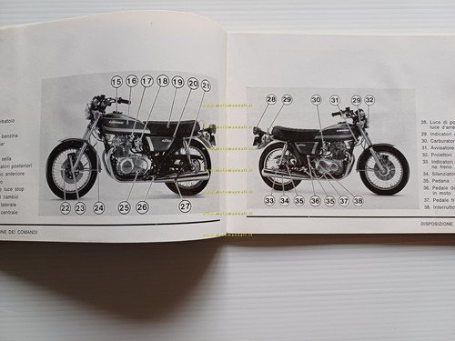 KAWASAKI KZ 400 1975 manuale uso manutenzione libretto ITALIANO originale