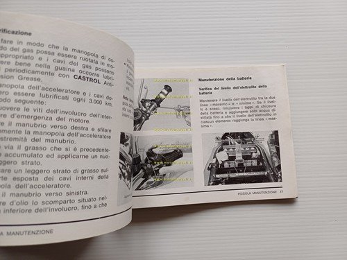 KAWASAKI KZ 400 1975 manuale uso manutenzione libretto ITALIANO originale