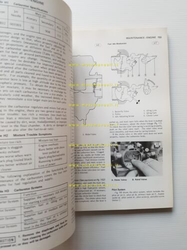 Kawasaki KZ 400 1978-79 manuale officina INGLESE originale shop manual