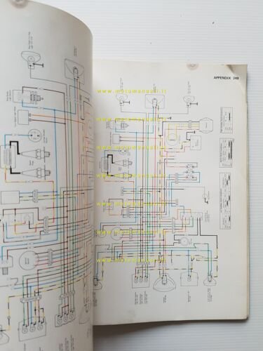 Kawasaki KZ 400 1978-79 manuale officina INGLESE originale shop manual