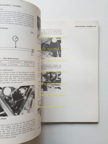 Kawasaki KZ 400 1978-79 manuale officina INGLESE originale shop manual