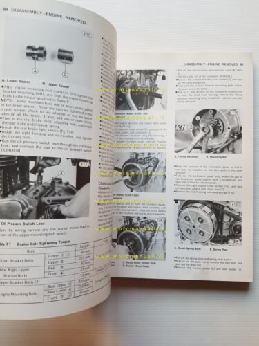 Kawasaki KZ 400 1978-79 manuale officina riparazione originale inglese