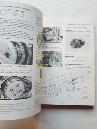 Kawasaki KZ 400 1978-79 manuale officina riparazione originale inglese