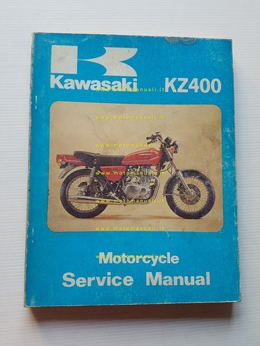 Kawasaki KZ 400 1978-79 manuale officina riparazione originale inglese