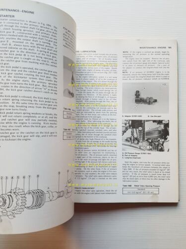 Kawasaki KZ 400 1978-79 manuale officina riparazione originale inglese