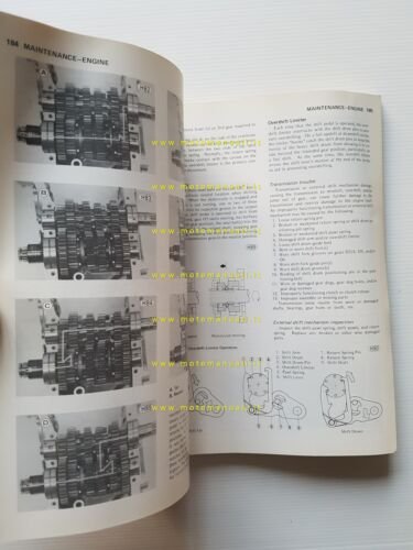 Kawasaki KZ 400 500 550 1979-81 manuale officina INGLESE originale …