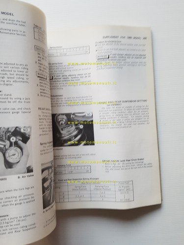 Kawasaki KZ 400 500 550 1979-81 manuale officina INGLESE originale …