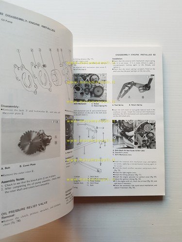 Kawasaki KZ 440 1979-80 manuale officina riparazione originale inglese
