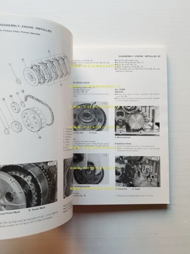 Kawasaki KZ 440 1979-80 manuale officina riparazione originale inglese