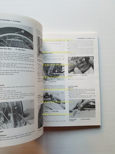 Kawasaki KZ 440 1979-80 manuale officina riparazione originale inglese