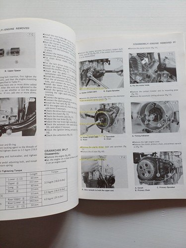 Kawasaki KZ 440 1979 manuale officina riparazione originale inglese