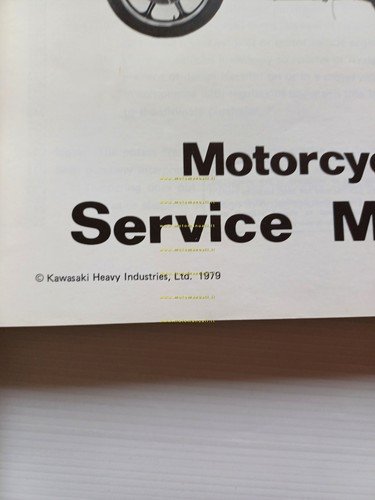 Kawasaki KZ 440 1979 manuale officina riparazione originale inglese