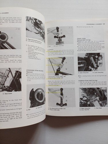 Kawasaki KZ 440 1979 manuale officina riparazione originale inglese