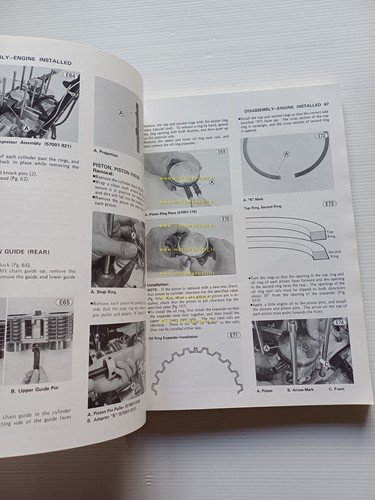 Kawasaki KZ 440 1980-81 manuale officina INGLESE originale workshop manual