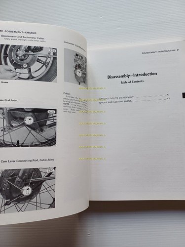 Kawasaki KZ 440 1980-81 manuale officina INGLESE originale workshop manual
