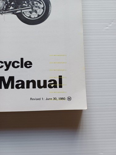 Kawasaki KZ 440 1980-81 manuale officina INGLESE originale workshop manual