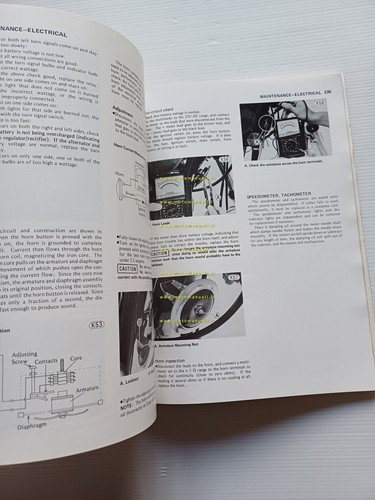 Kawasaki KZ 440 1980-81 manuale officina INGLESE originale workshop manual