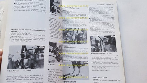 Kawasaki KZ 440 1980-82 manuale officina INGLESE originale