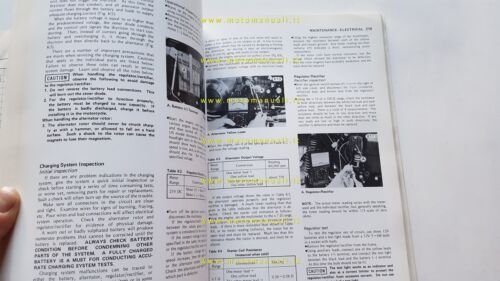 Kawasaki KZ 440 1980-82 manuale officina INGLESE originale