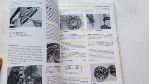 Kawasaki KZ 440 1980-82 manuale officina INGLESE originale