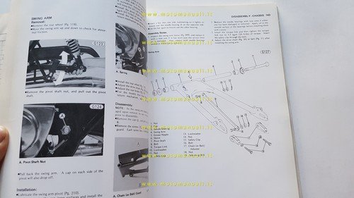 Kawasaki KZ 440 1980-82 manuale officina INGLESE originale