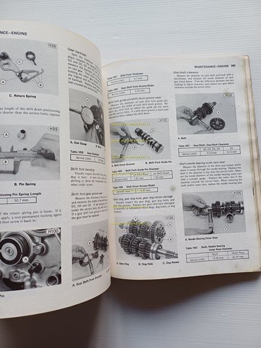 Kawasaki KZ 750 E1- H1 1980 manuale officina originale inglese …