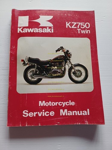 Kawasaki KZ 750 Twin 1979-82 manuale officina INGLESE originale shop …