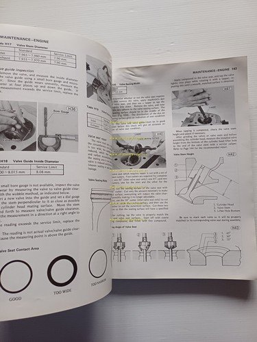 Kawasaki KZ 750 Twin 1979-82 manuale officina INGLESE originale shop …