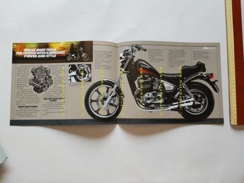 Kawasaki LTD 450 (EN450-A2) 1986 depliant INGLESE originale ENGLISH