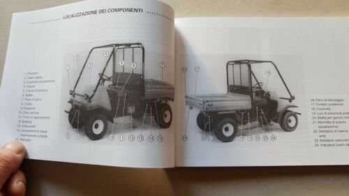 Kawasaki Mule 2500 2510 2520 1999 manuale uso manutenzione originale …