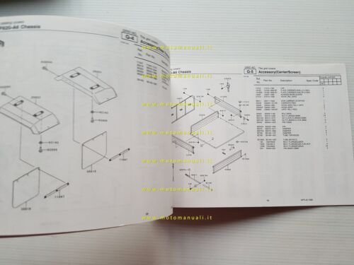 Kawasaki Mule 2510 1999 catalogo ricambi copia da microfiche originale