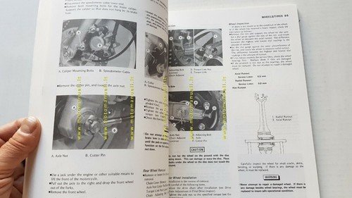 Kawasaki Ninja 250 R-GPZ 250 R 1986-7 manuale officina originale …