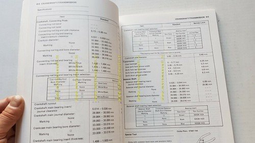 Kawasaki Ninja 250 R-GPZ 250 R 1986-7 manuale officina originale …