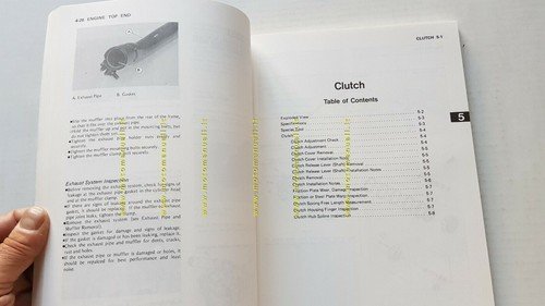 Kawasaki Ninja 250 R-GPZ 250 R 1986-7 manuale officina originale …